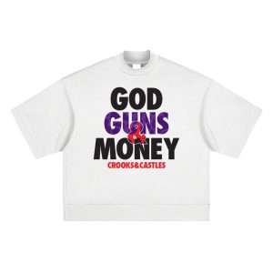 Crooks And Castles God Guns Money Tee