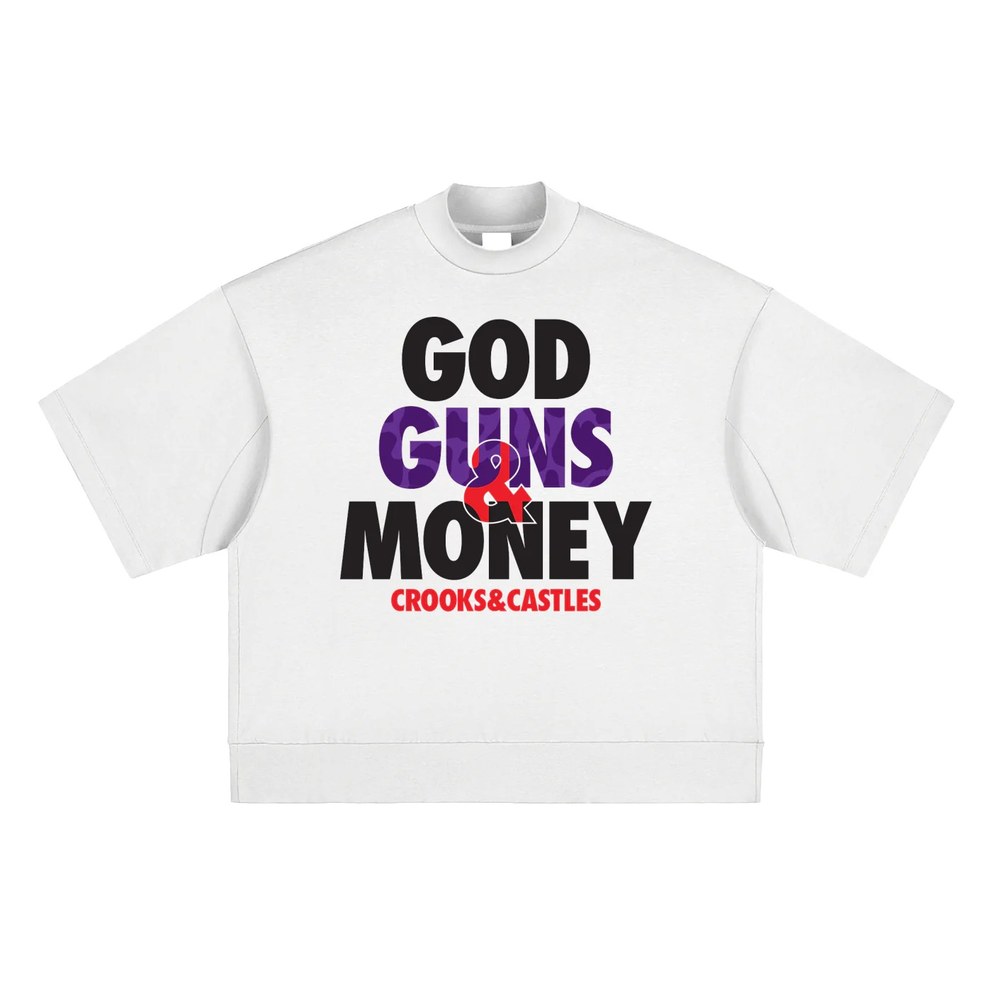 Crooks And Castles God Guns Money Tee Crooks And Castles God Guns Money Tee