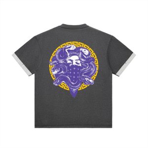Crooks & Castles Medusa Contrast Cuff Tee
