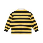 Crooks & Castles Flight Script Striped Polo Sweatshirts