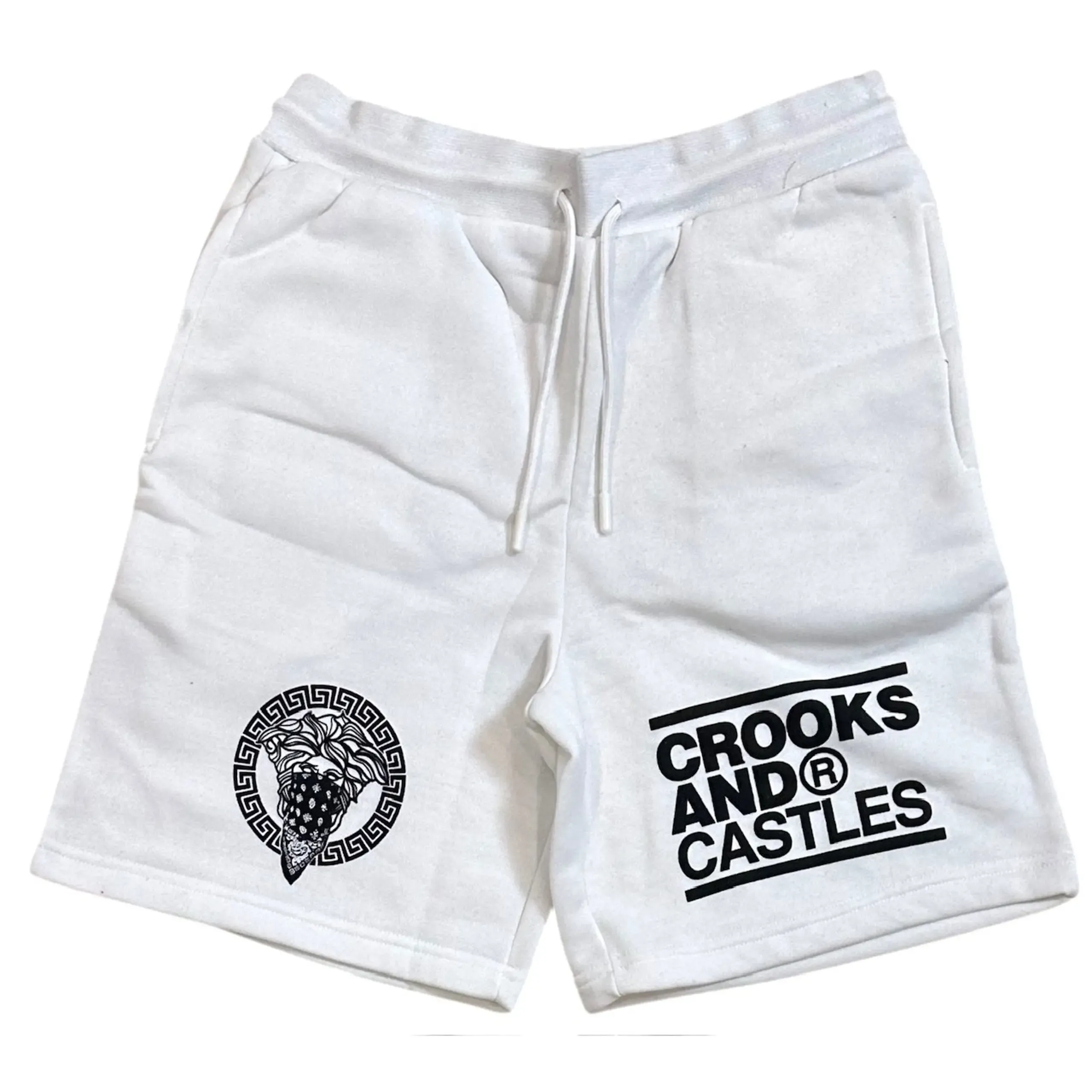 Crooks & Castles White Shorts Bandito Crooks & Castles White Shorts Bandito